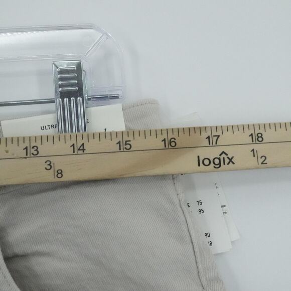 Abercrombie & Fitch Jeans Womens 31 Short Beige 90s Straight Ultra High Rise - Picture 8 of 16